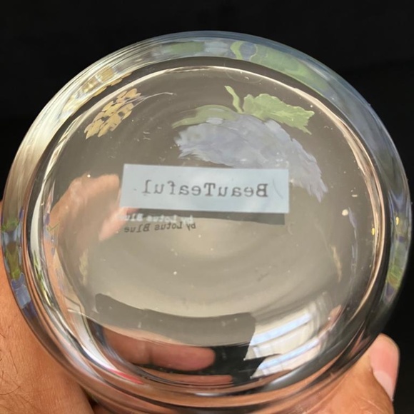 Set of 6 Tea Cups Beauteaful by Lotus Blue - Picture 4 of 5